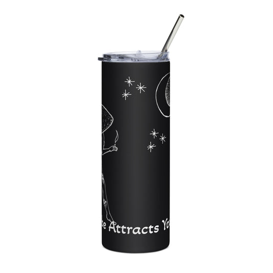 Your Vibe Attracts Your Tribe Stainless steel tumbler